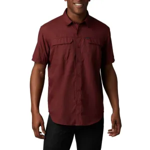 Columbia Men Red Omni-Wick Silver Ridge 2.0 Short Sleeve Shirt