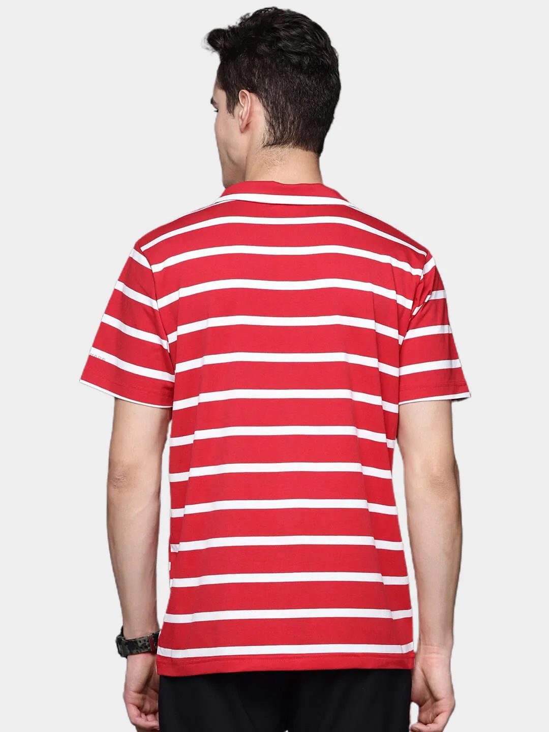 Columbia Men Red Omni-Wick Sun Trek Polo Tshirt