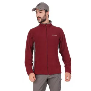 Columbia Men Red Sun Protection Klamath Range Fleece Jacket
