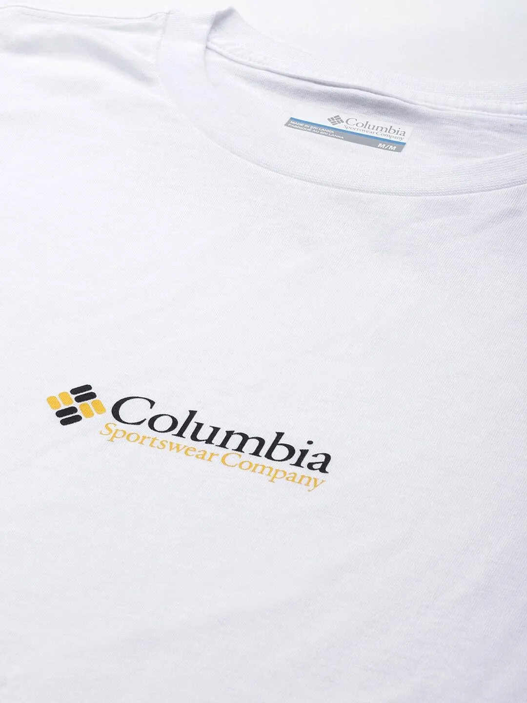 Columbia Men White CSC Basic Logo Tshirt