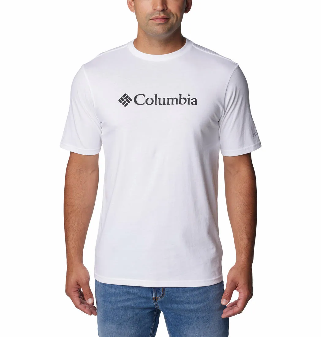 Columbia Men White CSC Basic Logo Tshirt