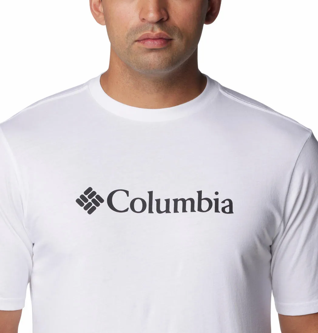 Columbia Men White CSC Basic Logo Tshirt