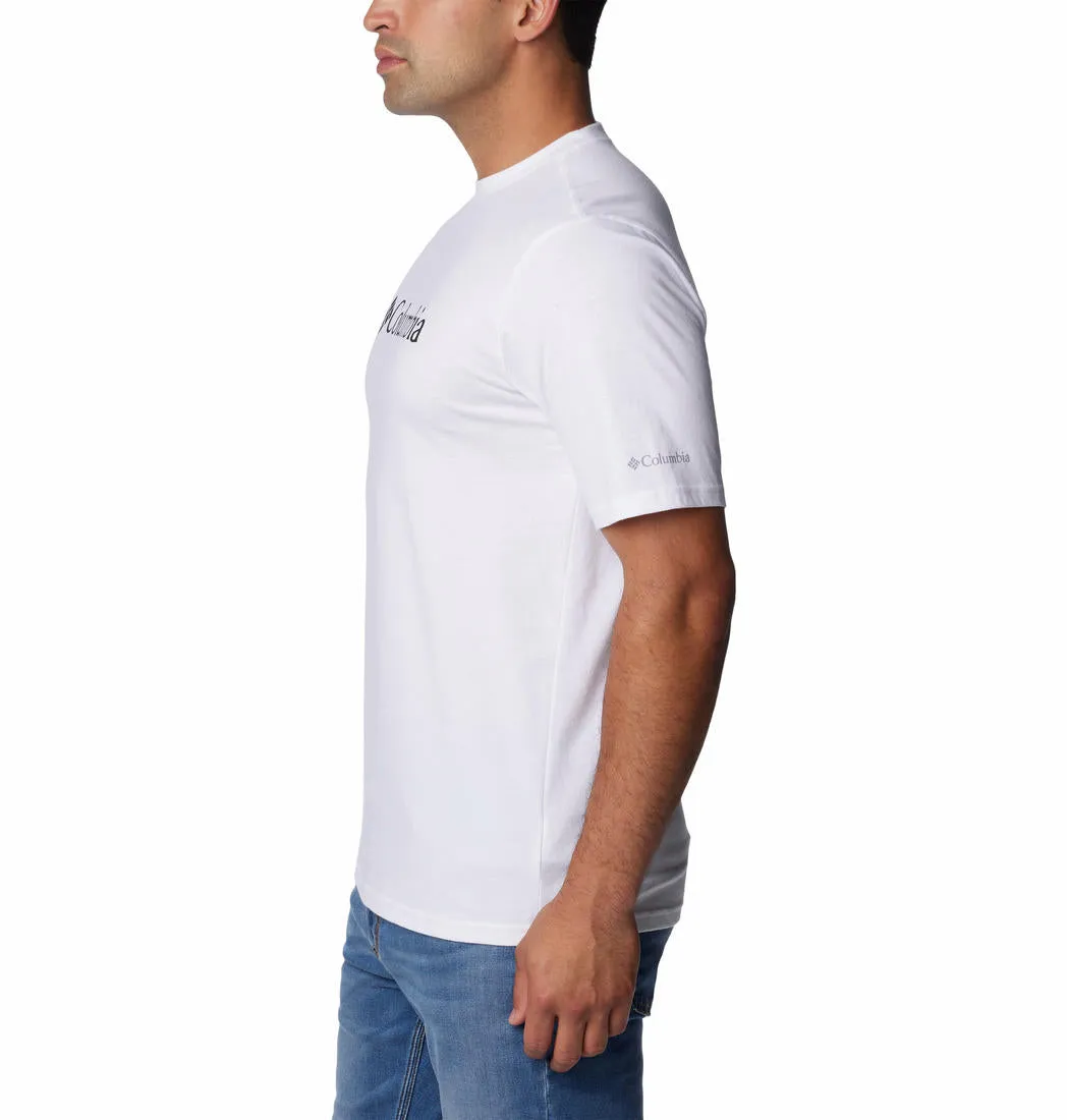 Columbia Men White CSC Basic Logo Tshirt