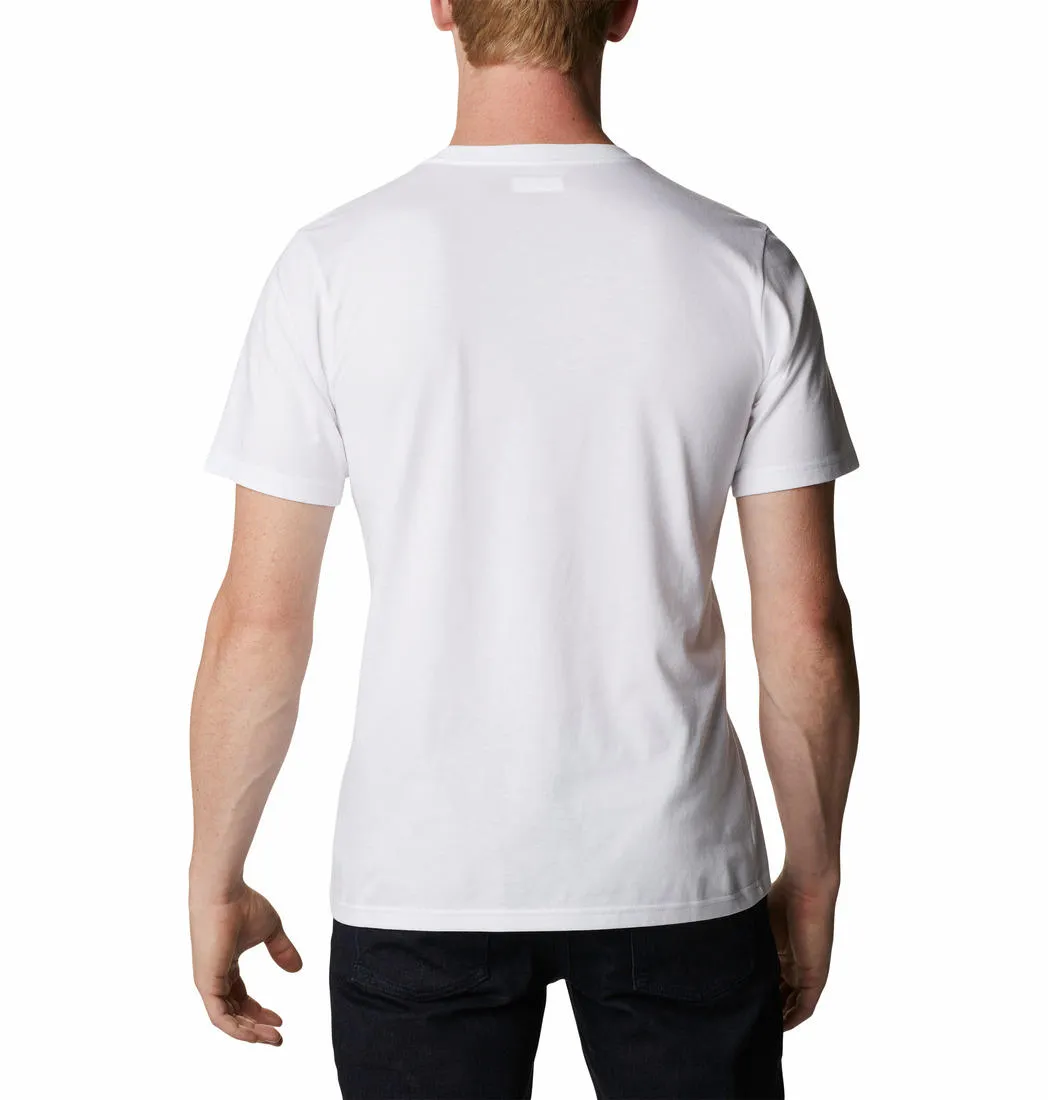 Columbia Men White CSC Basic Logo Tshirt