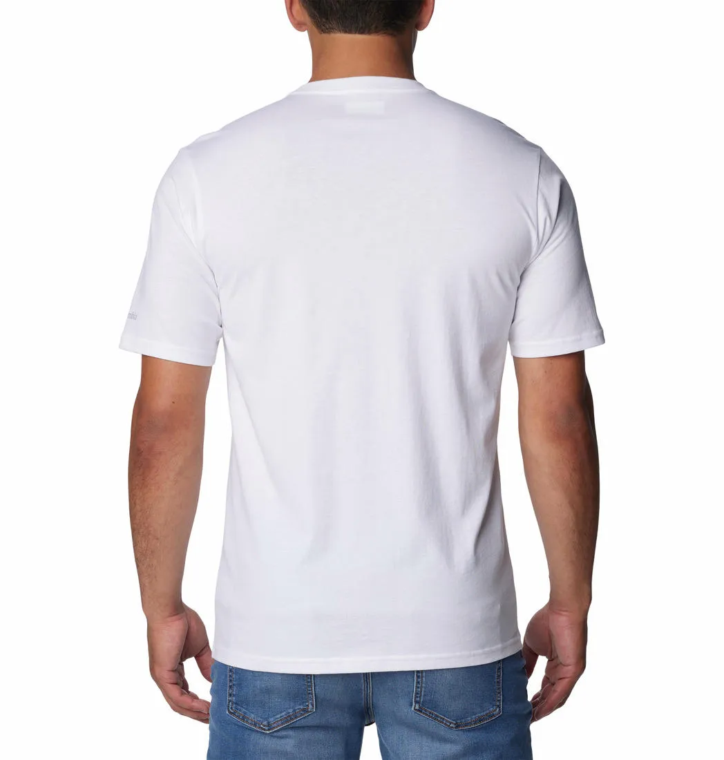 Columbia Men White CSC Basic Logo Tshirt