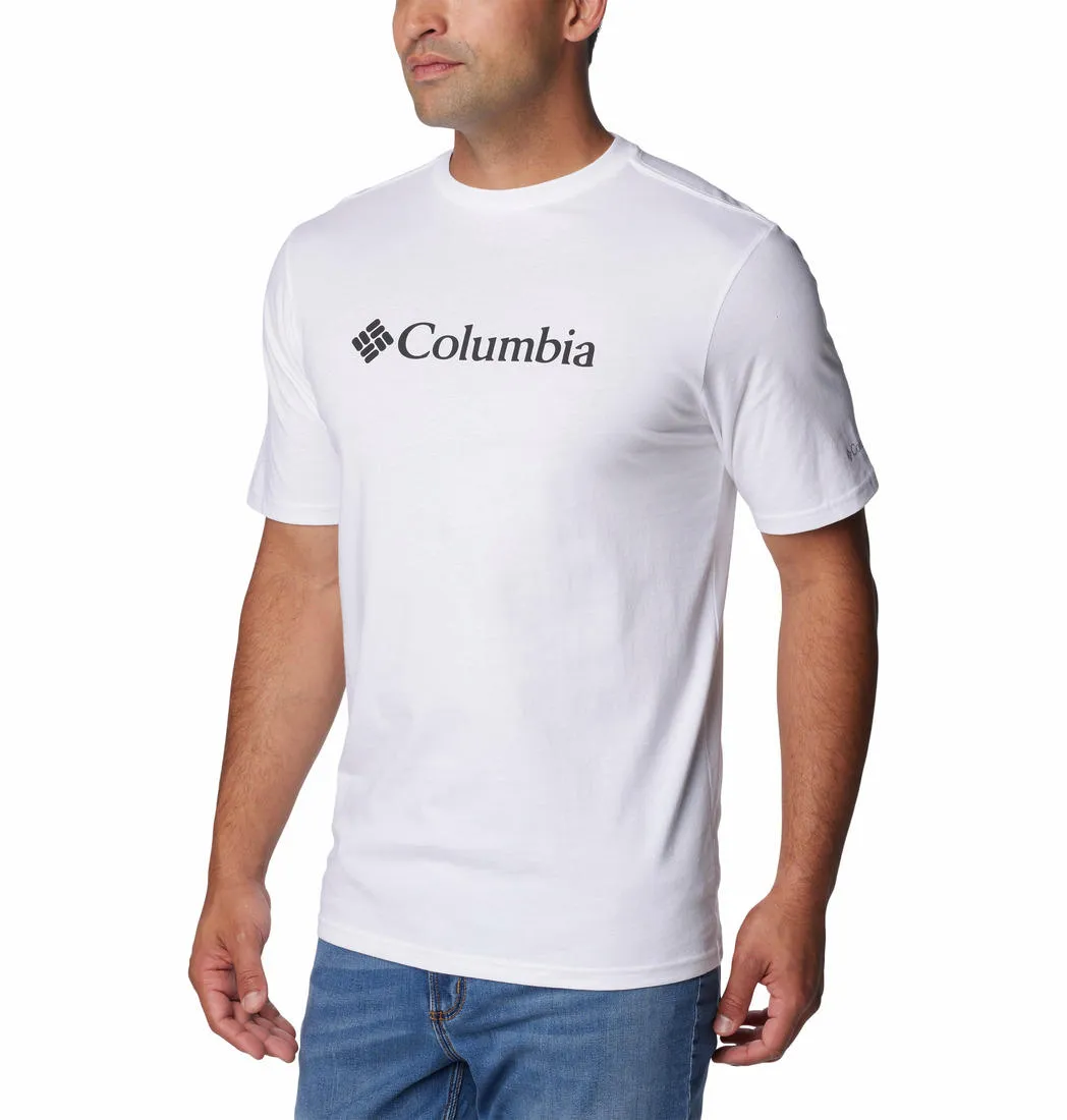 Columbia Men White CSC Basic Logo Tshirt