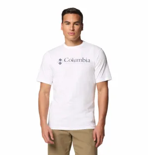 Columbia Men White CSC Basic Logo Tshirt
