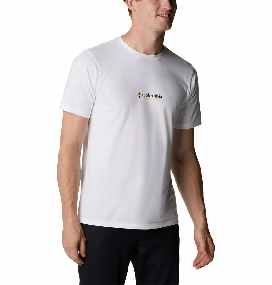 Columbia Men White CSC Basic Logo Tshirt