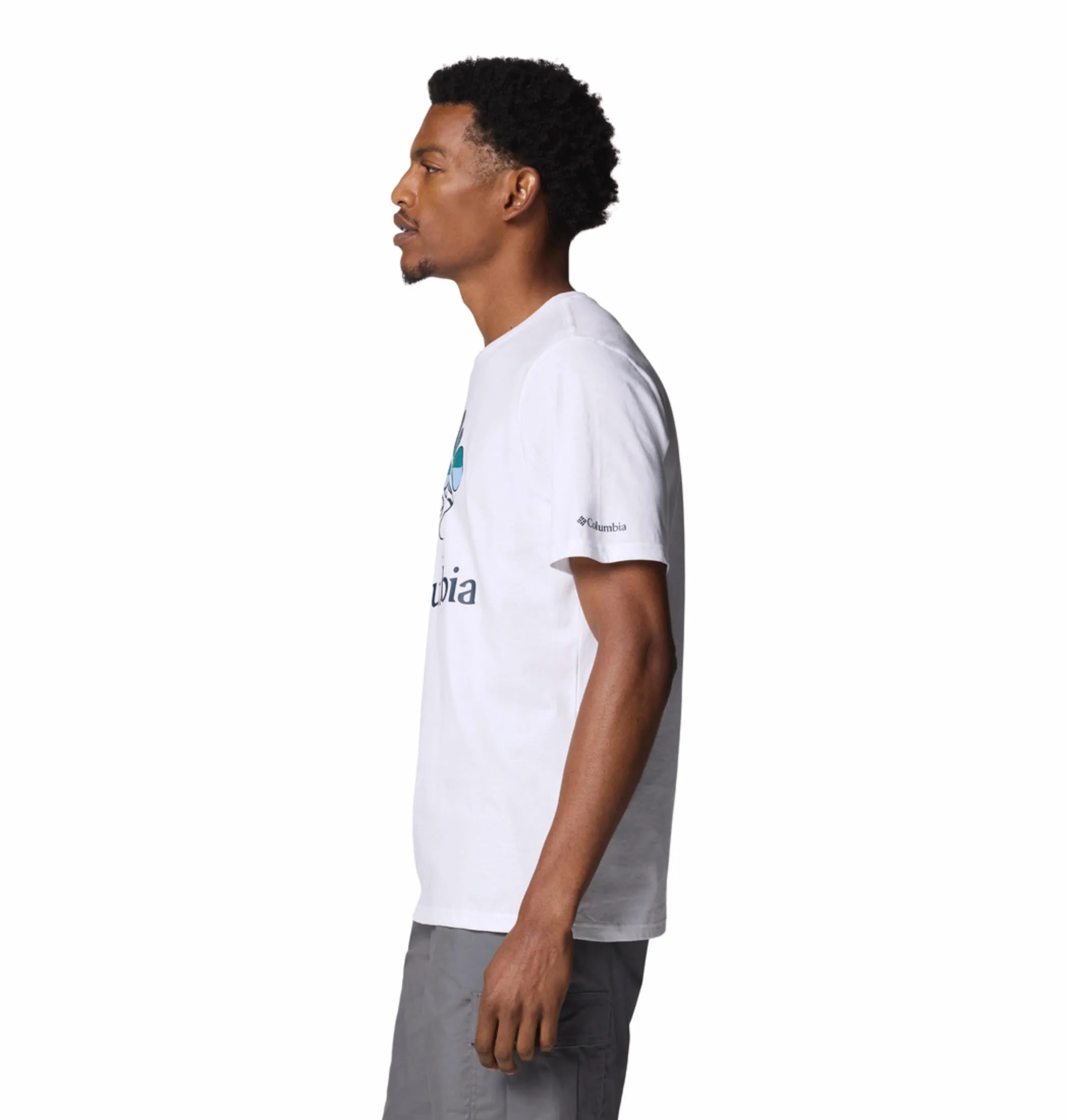 Columbia Men White M Rapid Ridge Graphic Tshirt
