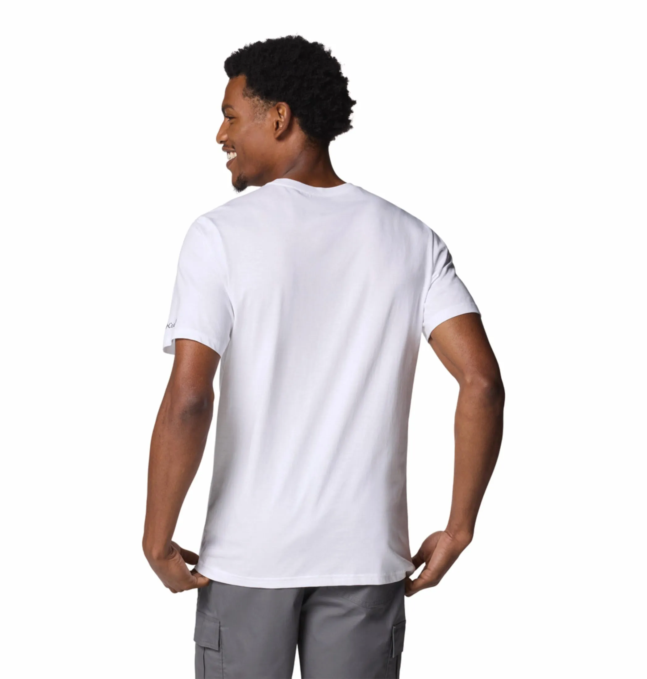 Columbia Men White M Rapid Ridge Graphic Tshirt