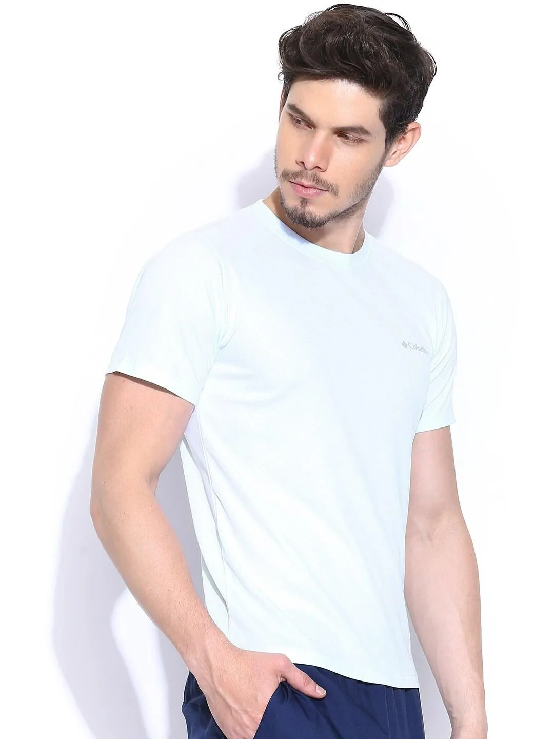 Columbia Men White Omni-Freeze Zero Rules Tshirt