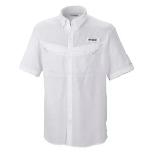 Columbia Men White Omni-Wick Low Drag Offshore Short Sleeve Shirt