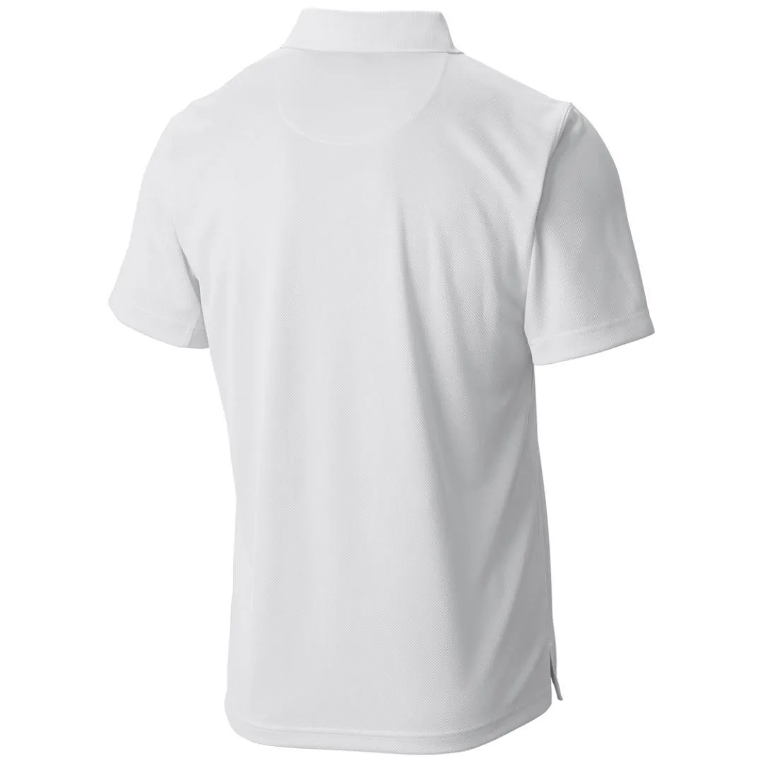 Columbia Men White Omni-Wick New Utilizer Polo Tshirt