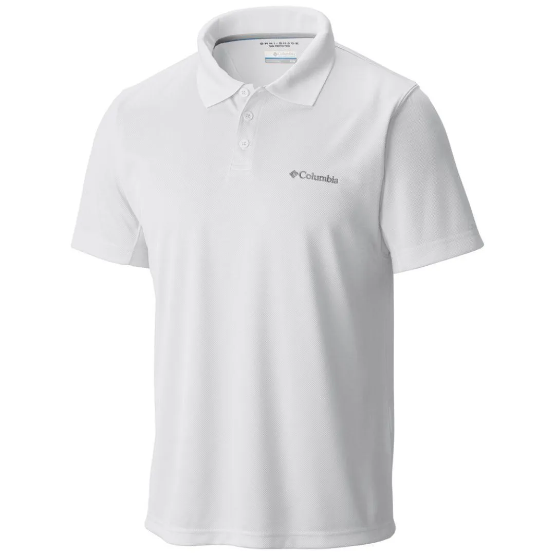 Columbia Men White Omni-Wick New Utilizer Polo Tshirt