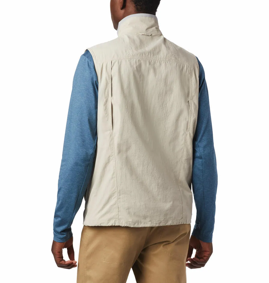 Columbia Men White Omni-Wick Silver Ridge II Gillet