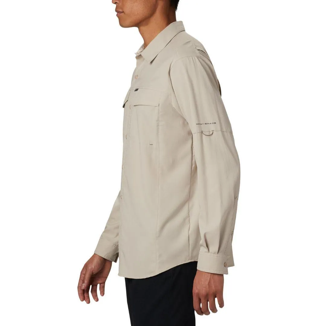 Columbia Men White Omni-Wick Silver Ridge Lite Long Sleeve Shirt