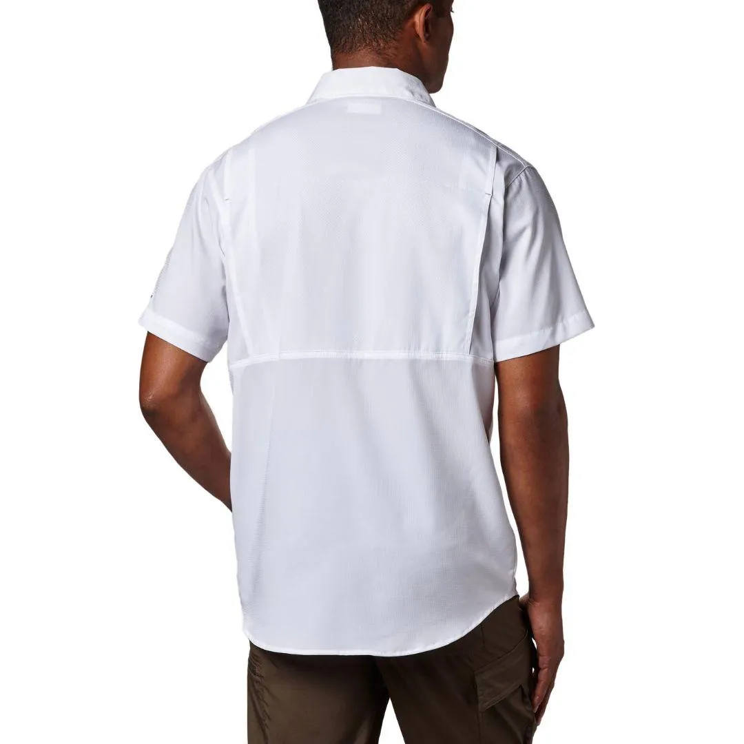 Columbia Men White Omni-Wick Silver Ridge Lite Short Sleeve Shirt