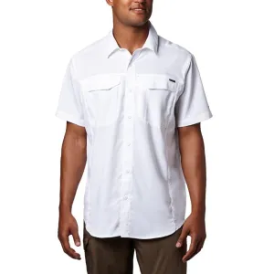 Columbia Men White Omni-Wick Silver Ridge Lite Short Sleeve Shirt