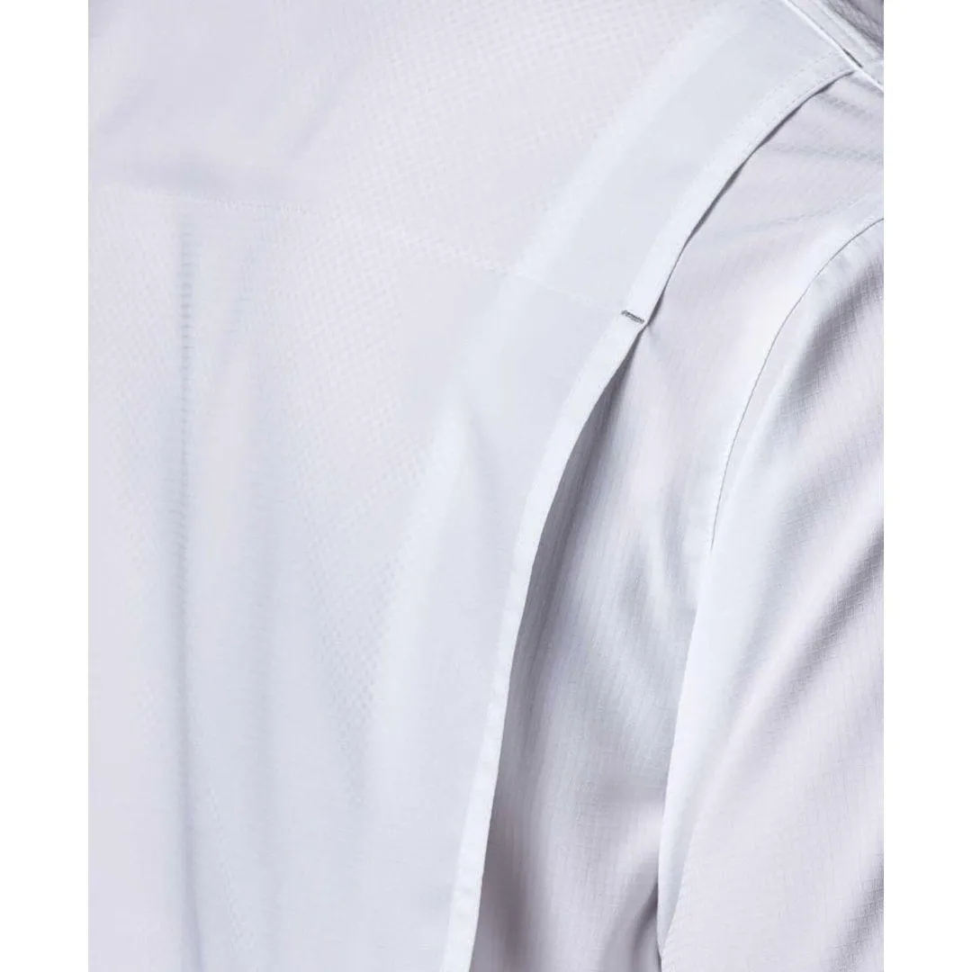 Columbia Men White Omni-Wick Silver Ridge Lite Short Sleeve Shirt