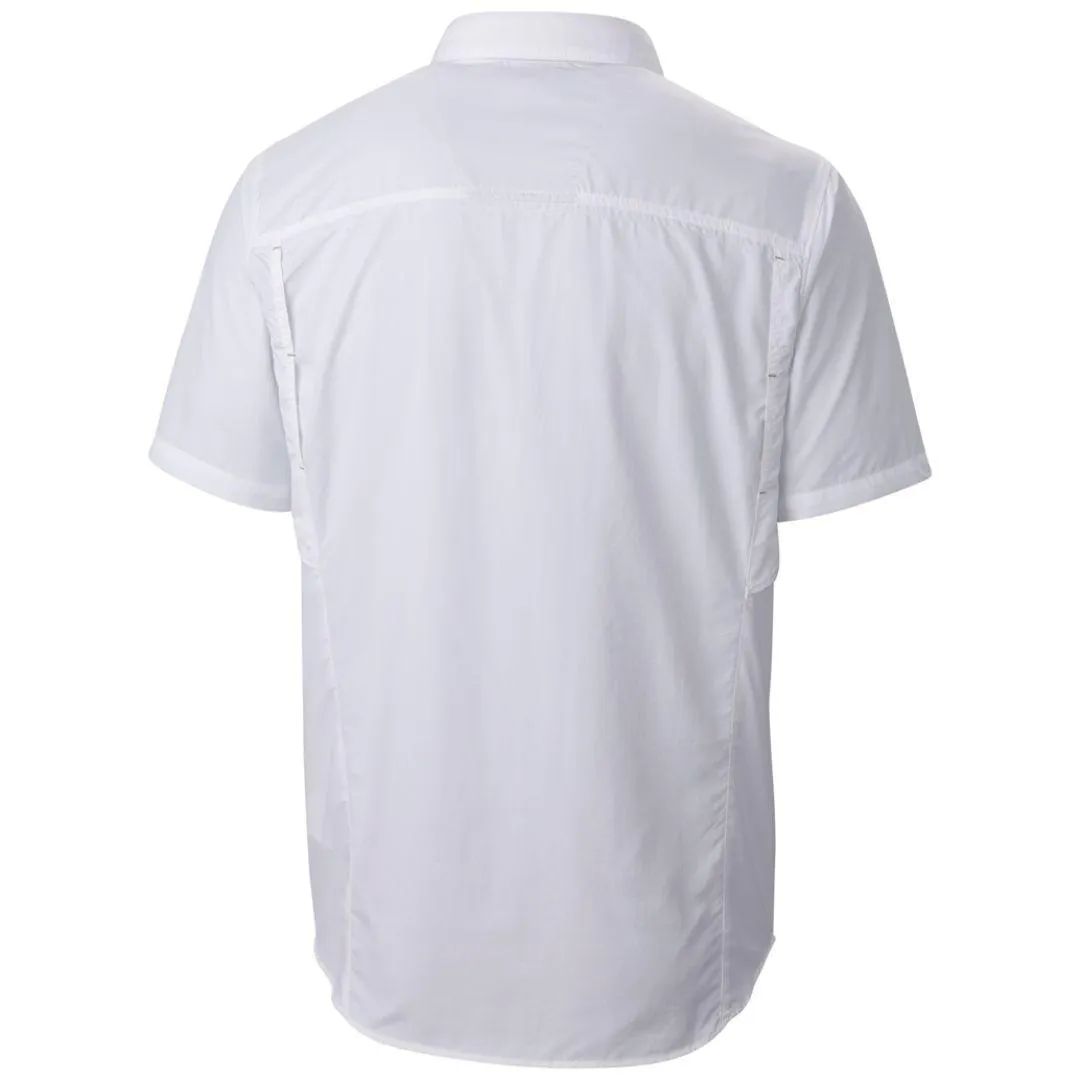 Columbia Men White Omni-Wick Silver Ridge Short Sleeve Shirt