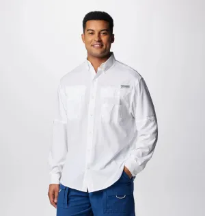 Columbia Men White Omni-Wick Tamiami II Long Sleeve Shirt
