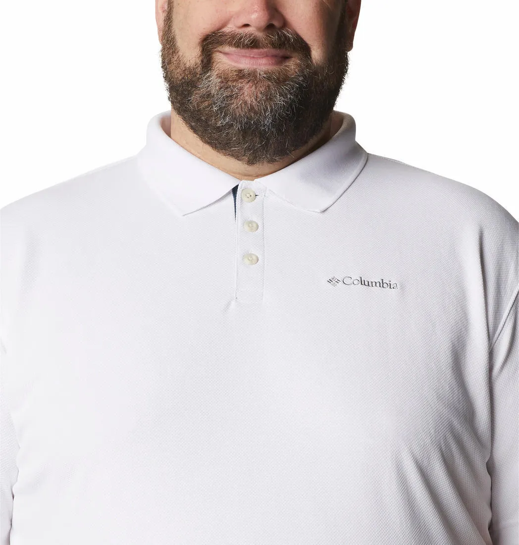 Columbia Men White Omni-Wick Utilizer Polo Tshirt