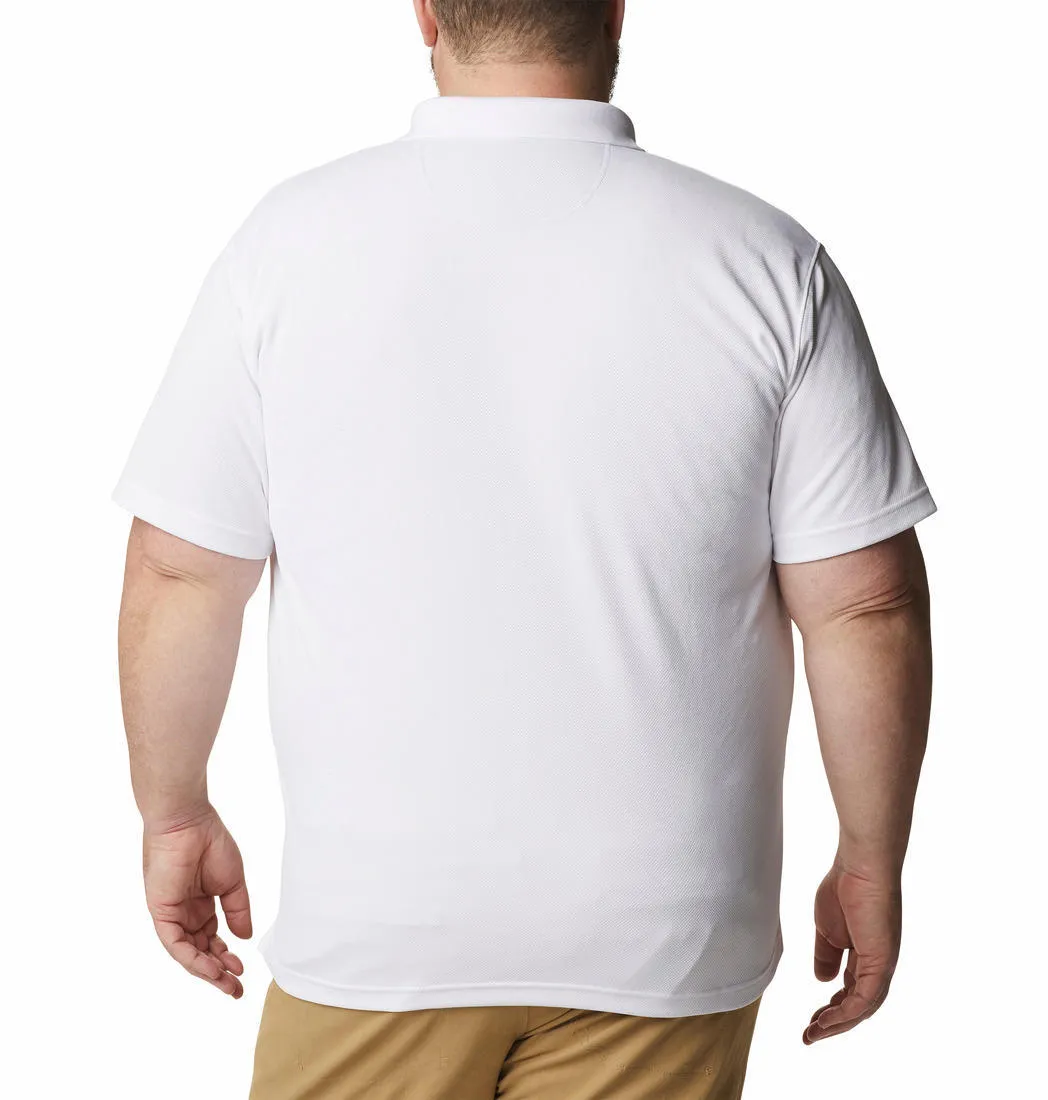 Columbia Men White Omni-Wick Utilizer Polo Tshirt