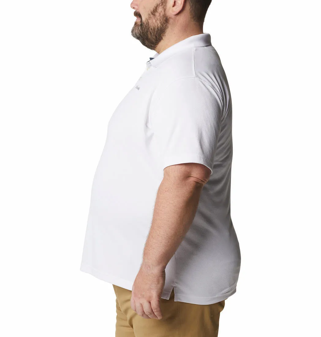 Columbia Men White Omni-Wick Utilizer Polo Tshirt