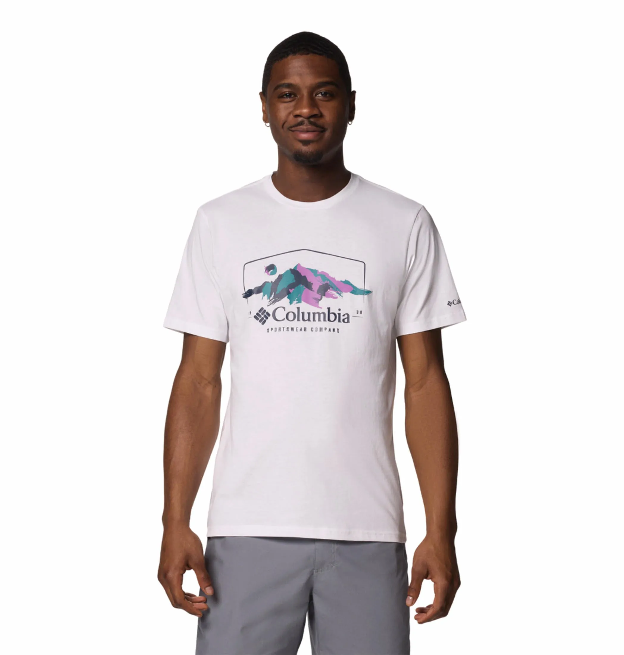 Columbia Men White Path Lake Graphic II Tshirt