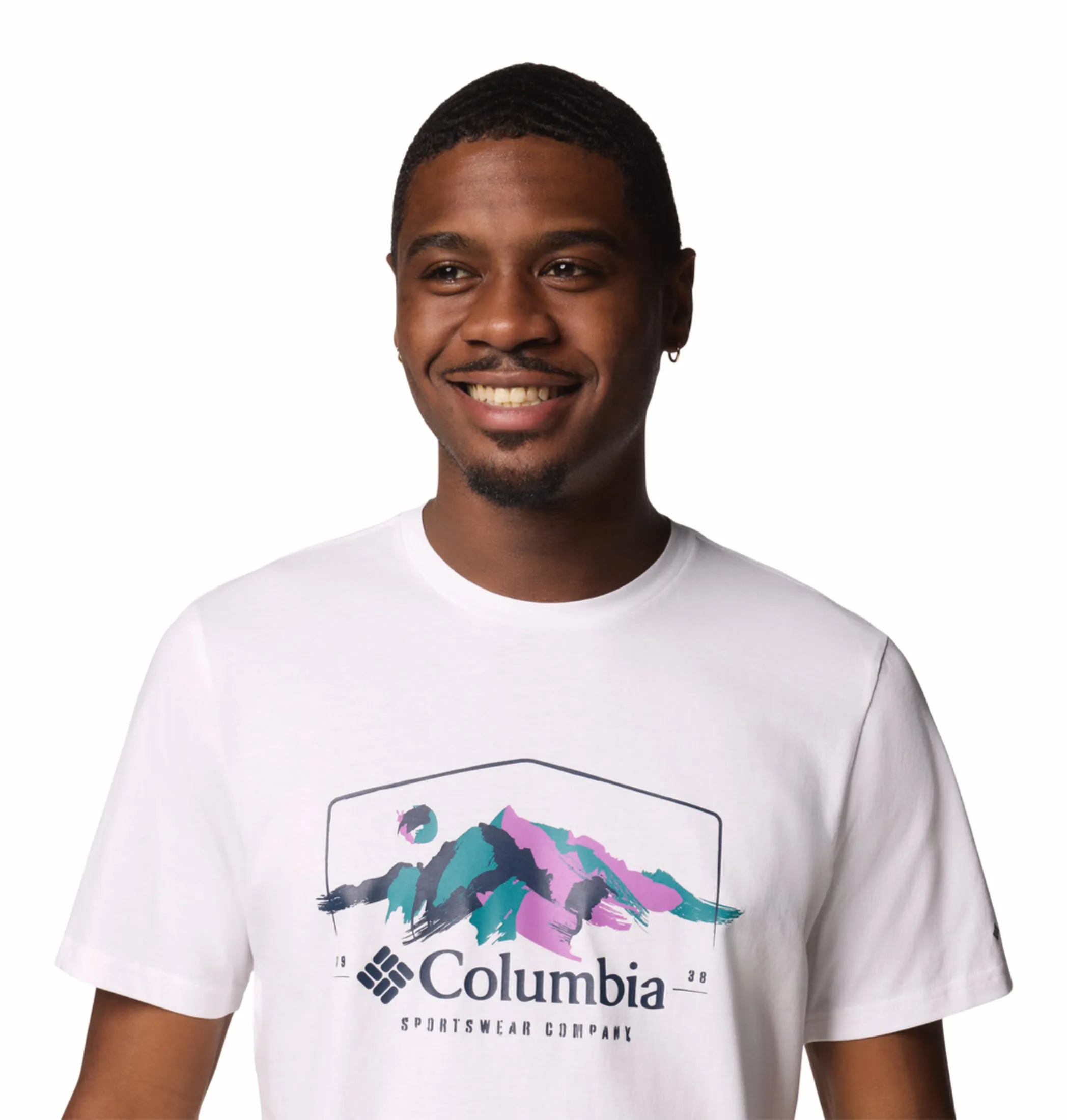 Columbia Men White Path Lake Graphic II Tshirt