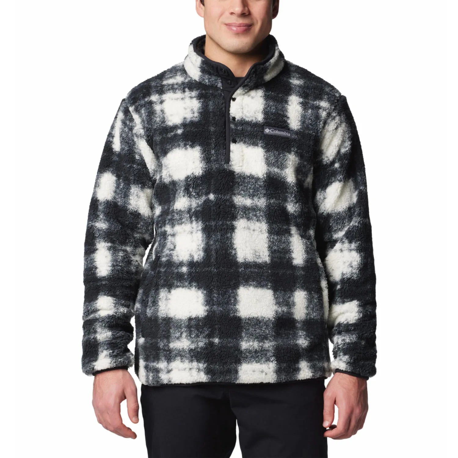 Columbia Men White Rugged Ridge Half Snap Fleece
