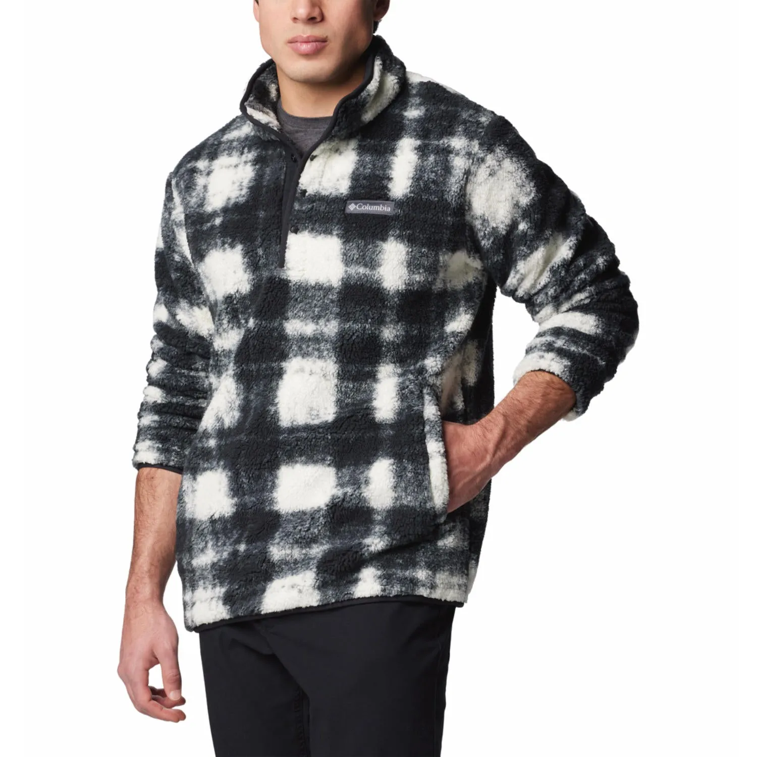 Columbia Men White Rugged Ridge Half Snap Fleece