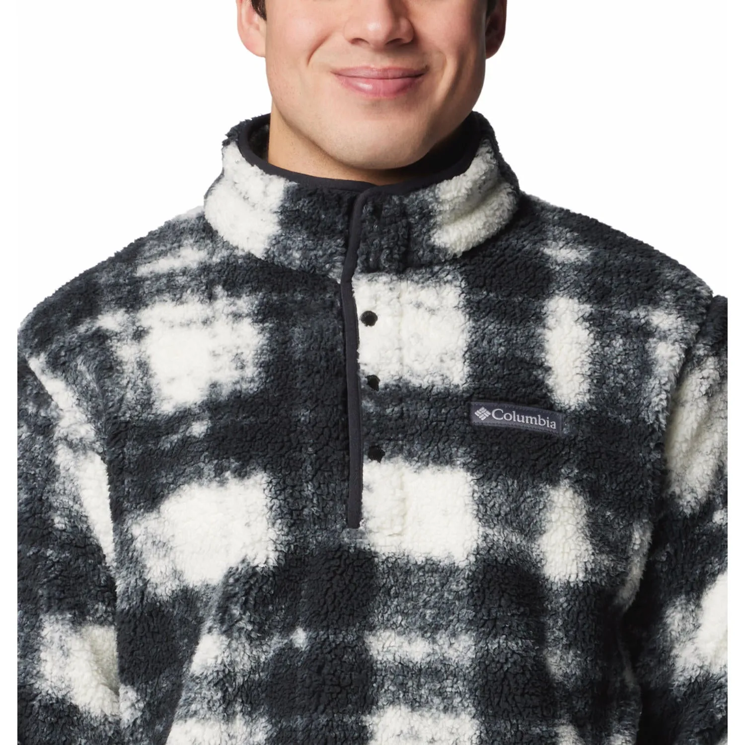 Columbia Men White Rugged Ridge Half Snap Fleece
