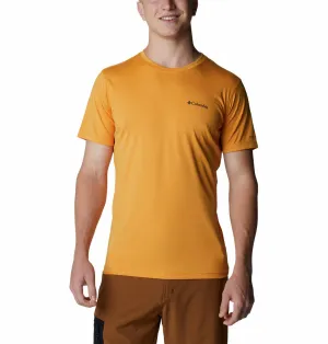 Columbia Men Yellow Omni-Freeze Zero Rules Tshirt