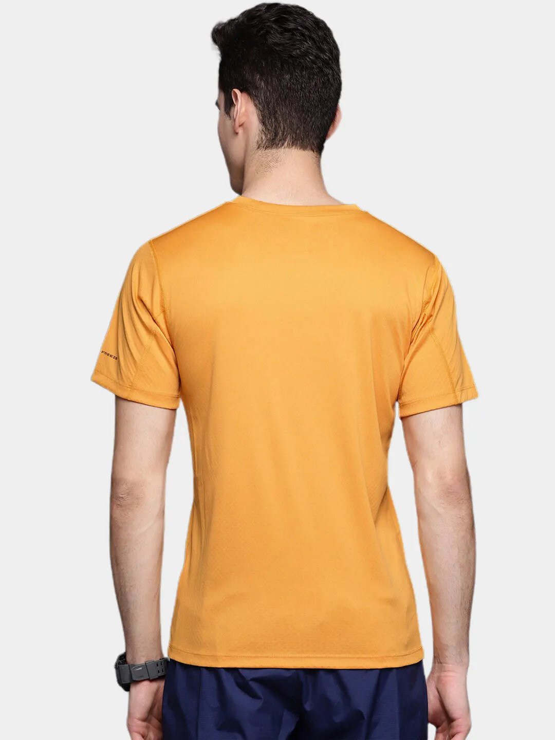 Columbia Men Yellow Omni-Freeze Zero Rules Tshirt