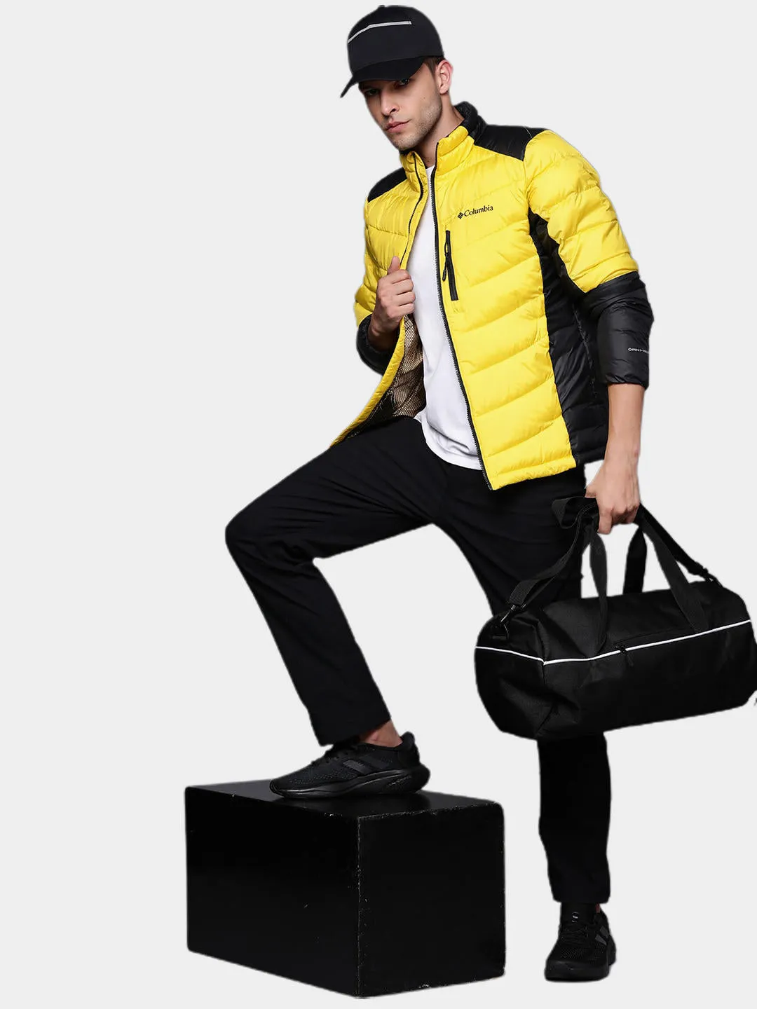 Columbia Men Yellow Omni-Heat Infinity Labyrinth Loop Jacket