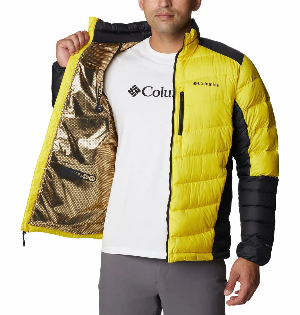 Columbia Men Yellow Omni-Heat Infinity Labyrinth Loop Jacket
