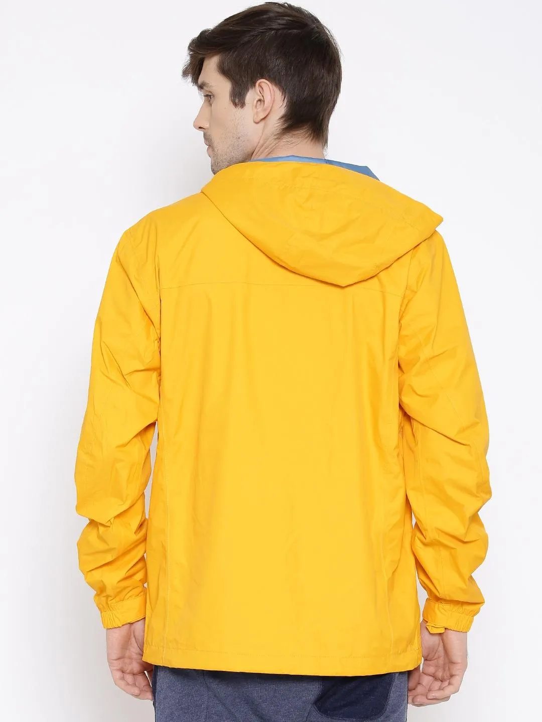 Columbia Men Yellow Omni-Tech Watertight II Waterproof Rain Jacket