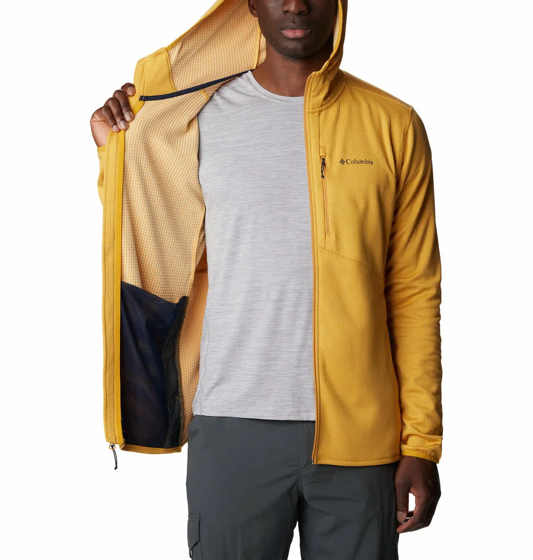 Columbia Men Yellow Omni-Wick Park View Hoodie