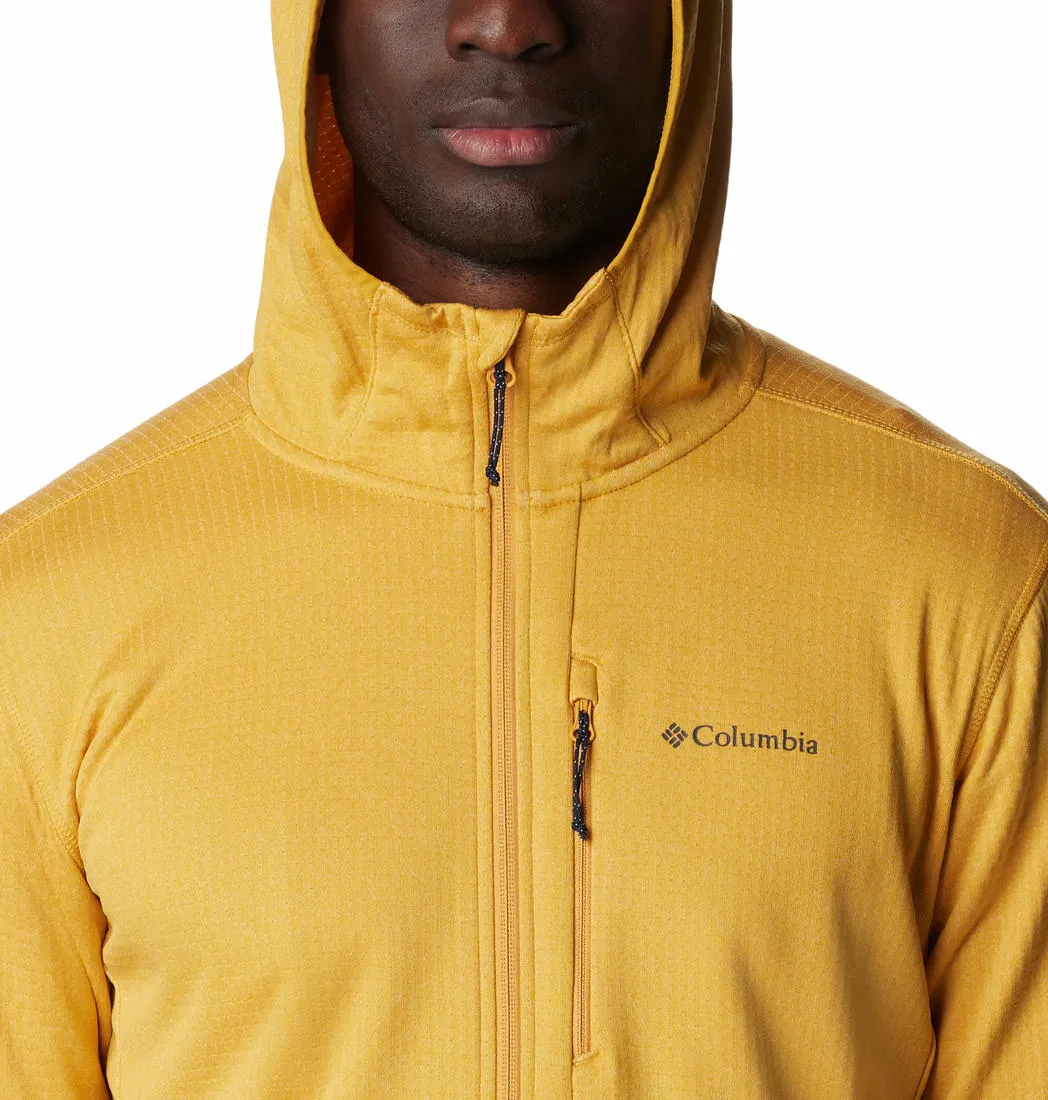 Columbia Men Yellow Omni-Wick Park View Hoodie