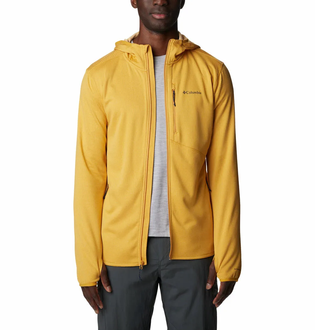 Columbia Men Yellow Omni-Wick Park View Hoodie