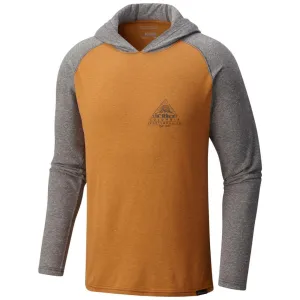 Columbia Men Yellow Omni-Wick Trail Shaker Hoody Tshirt
