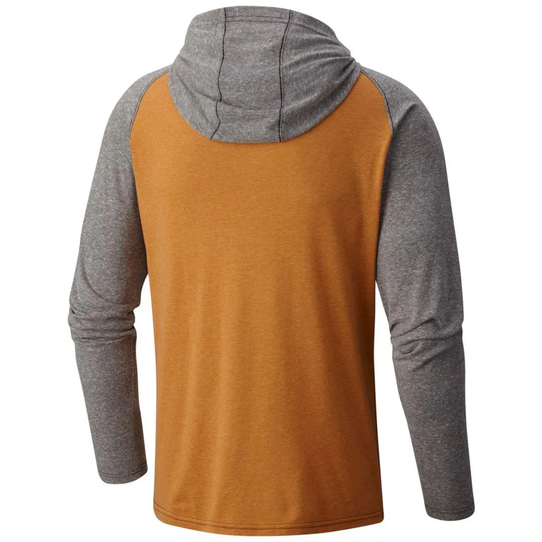 Columbia Men Yellow Omni-Wick Trail Shaker Hoody Tshirt