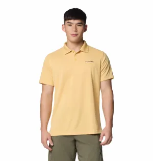 Columbia Men Yellow Omni-Wick Utilizer Polo Tshirt