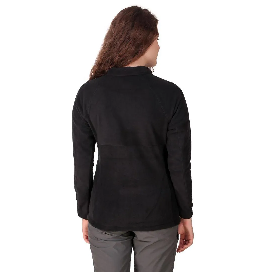 Columbia Women Black Basin Trail Fleece Jacket