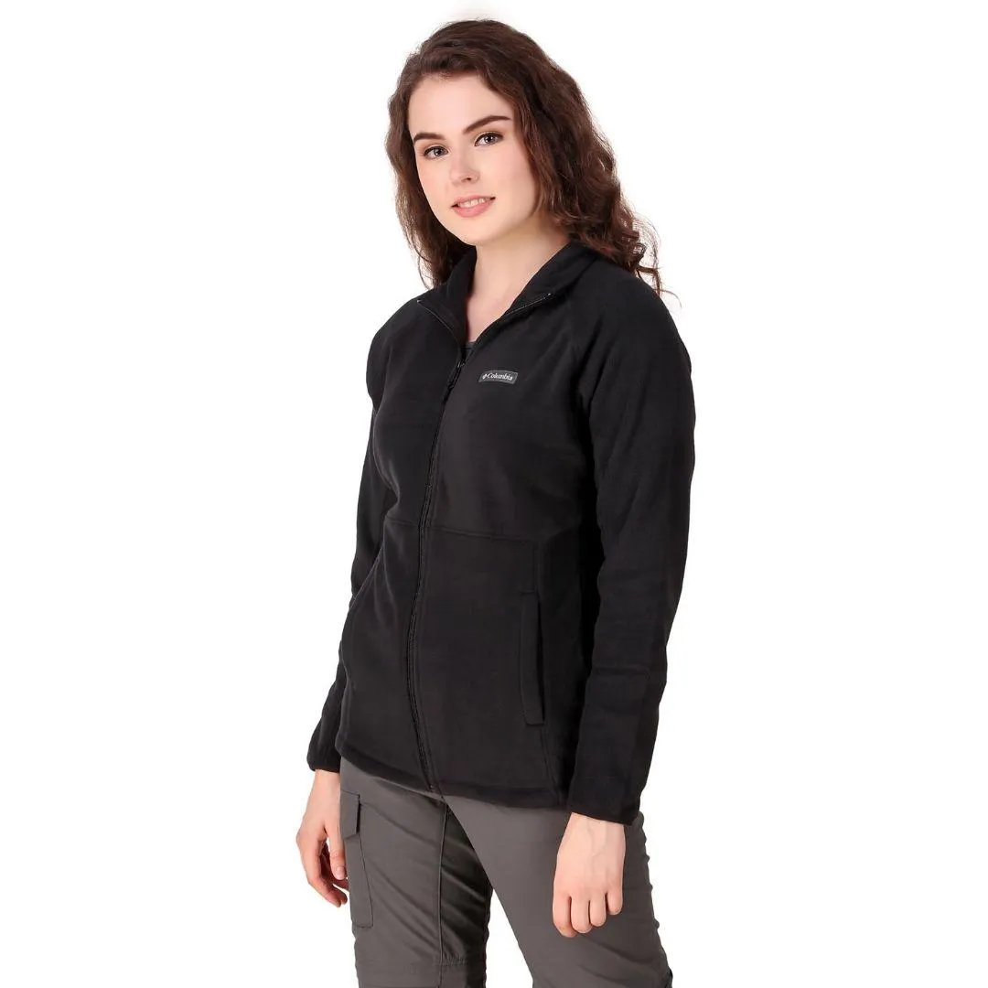 Columbia Women Black Basin Trail Fleece Jacket