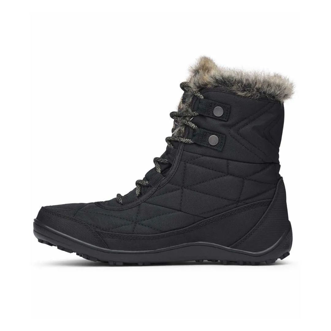 Columbia Women Black MINX SHORTY III Water Resistant Shoes