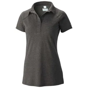 Columbia Women Black Omni-Freeze Silver Ridge Zero Polo Tshirt