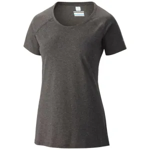 Columbia Women Black Omni-Freeze Silver Ridge Zero Tshirt