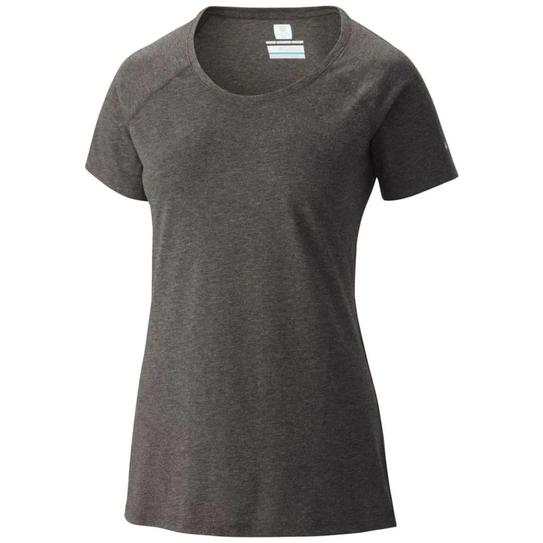 Columbia Women Black Omni-Freeze Silver Ridge Zero Tshirt